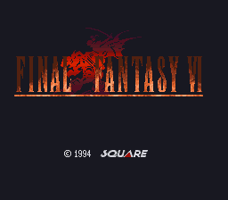 Final Fantasy VI Title Screen
